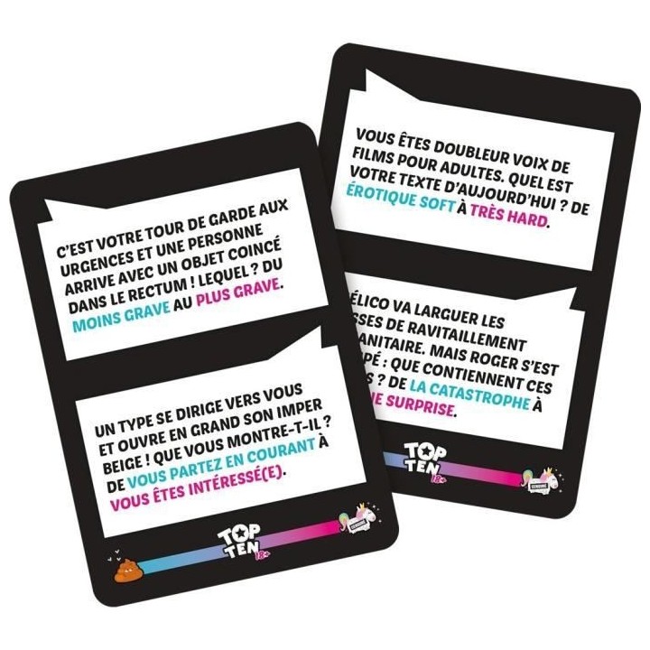 Cocktail Games | Top Ten 18+| Jeu de société | a partir de 14 ans |