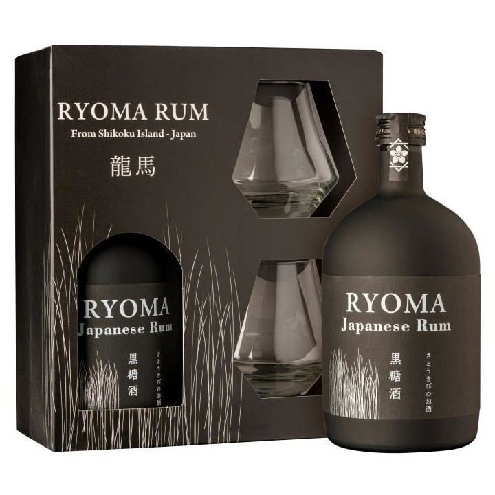 Ryoma - Coffret Rhum 40,0% Vol. 70cl + 2 verres