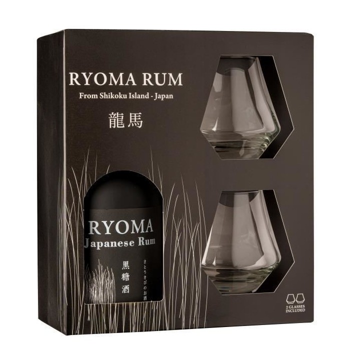Ryoma - Coffret Rhum 40,0% Vol. 70cl + 2 verres