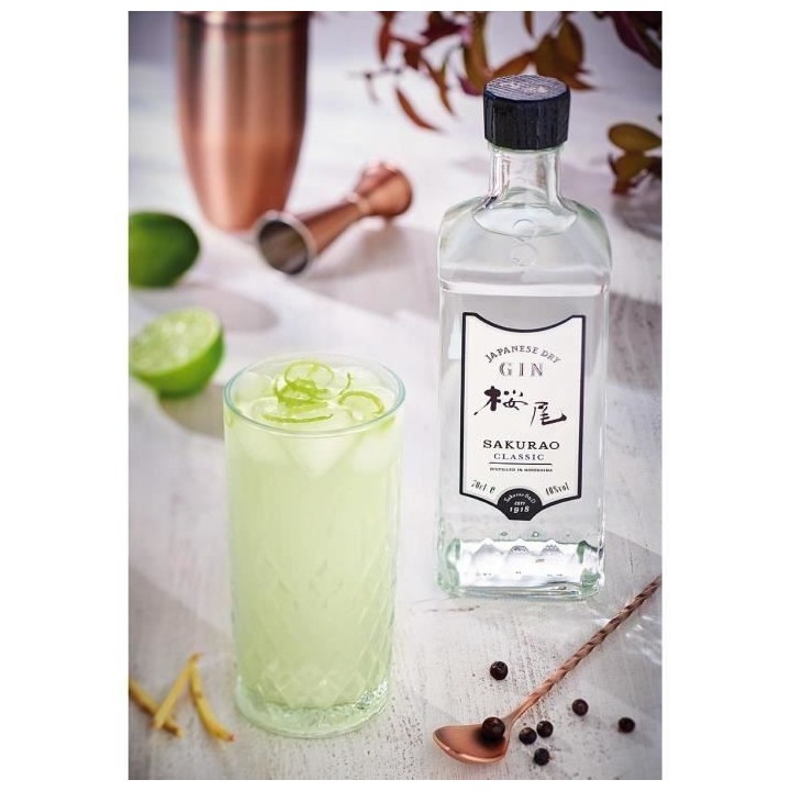 Sakurao - Coffret Gin Classic 40,0% Vol. 70cl + 1 verre