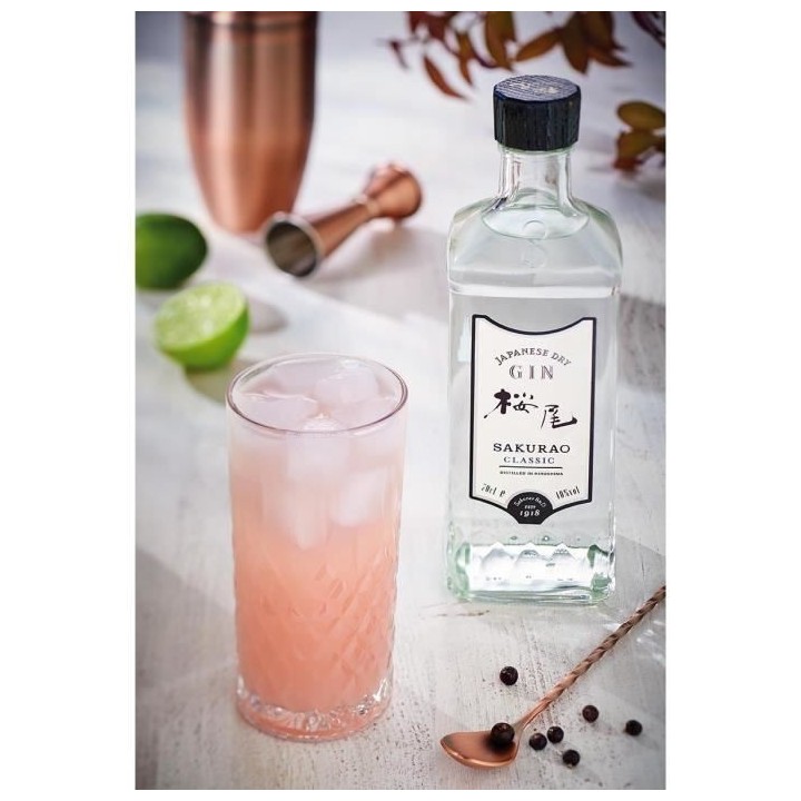 Sakurao - Coffret Gin Classic 40,0% Vol. 70cl + 1 verre