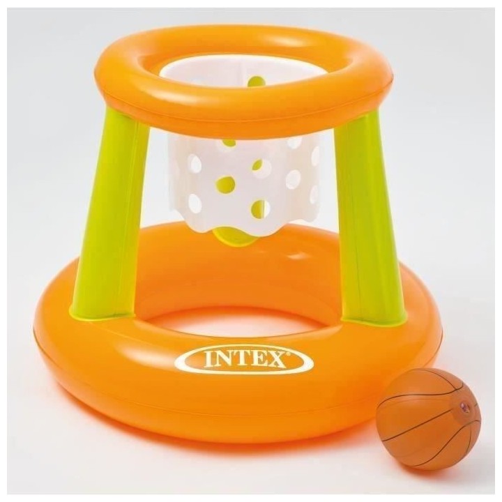 Jeu de Basket gonflable pour piscine INTEX - Dimensions 67x65 cm - Gar