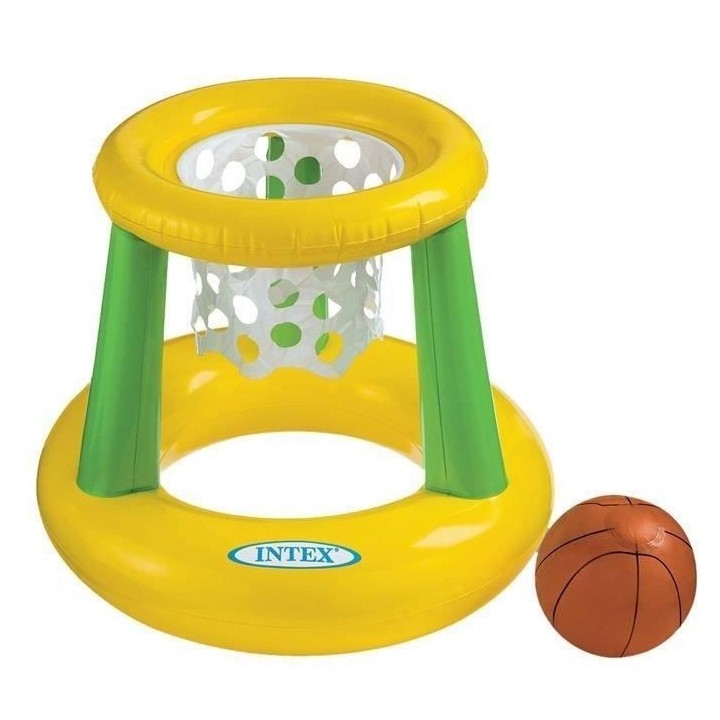 Jeu de Basket gonflable pour piscine INTEX - Dimensions 67x65 cm - Gar