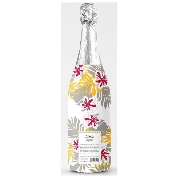 Colette Hibiscus Cocktail a base de Vin Mousseux