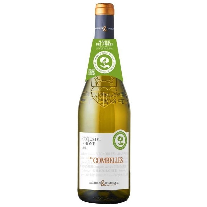 Les Combelles 2021 Côtes du Rhône - Vin blanc de la Vallée du Rhôn