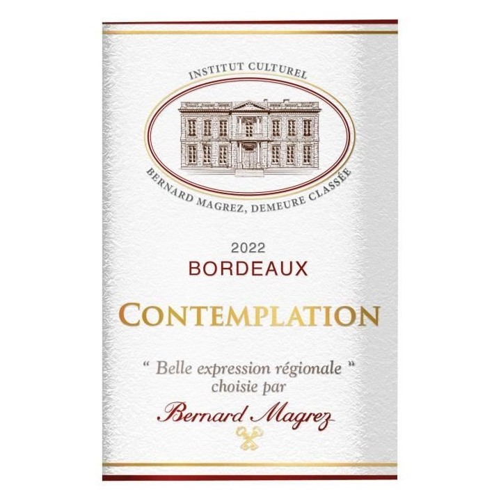 Contemplation 2022 Bordeaux - Vin rouge de Bordeaux