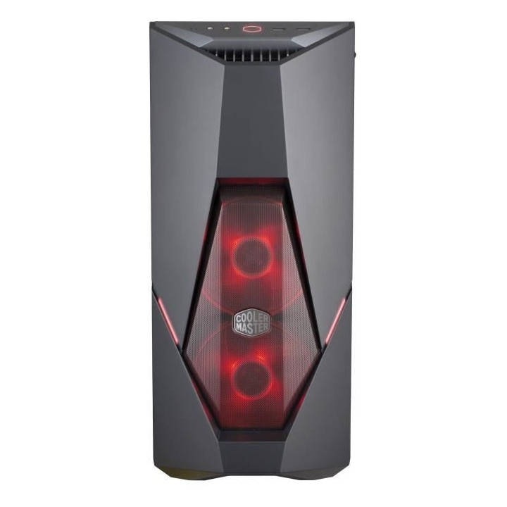COOLER MASTER LTD BOITIER PC MasterBox K500L - avec RED LED fan - Noir