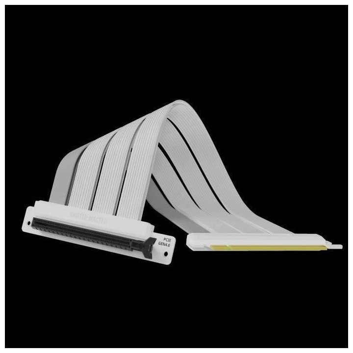 COOLER MASTER - Riser Cable PCIe 4.0 x16 White - 300mm
