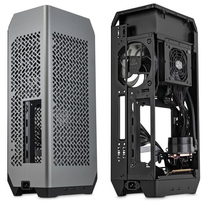 Boîtier PC - COOLER MASTER - NCORE 100 MAX, SFF, Gris, 850W, ATX, 120