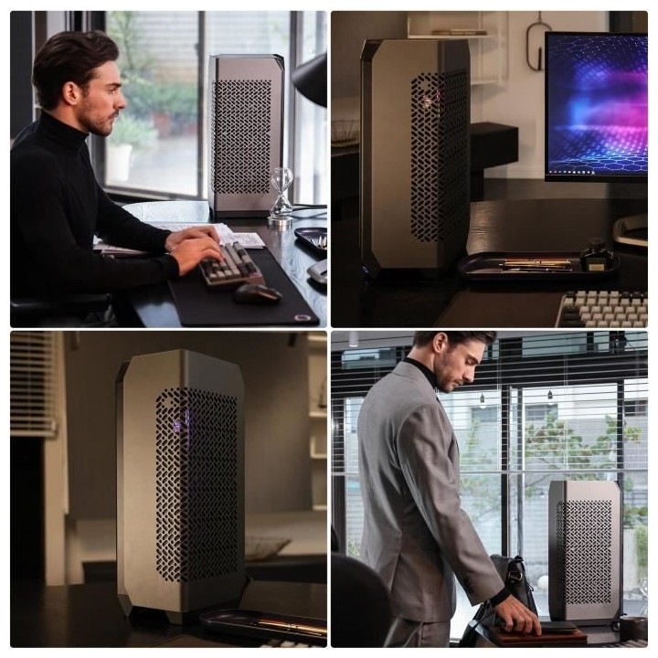 Boîtier PC - COOLER MASTER - NCORE 100 MAX, SFF, Gris, 850W, ATX, 120