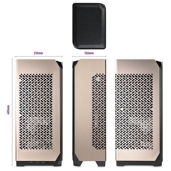 Boîtier PC - COOLER MASTER - NCORE 100 MAX, SFF, Bronze, 850W, ATX, 1