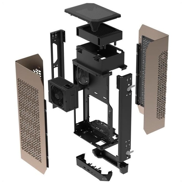 Boîtier PC - COOLER MASTER - NCORE 100 MAX, SFF, Bronze, 850W, ATX, 1