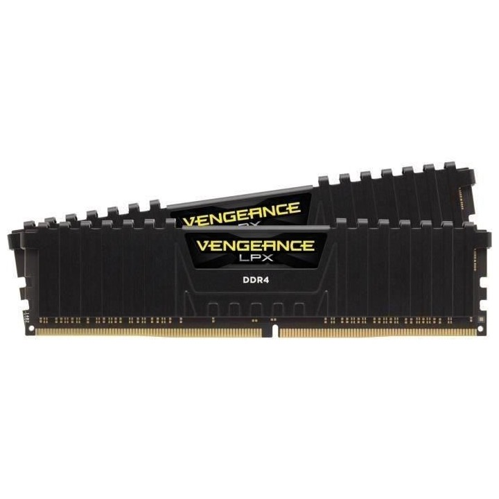 CORSAIR Mémoire PC DDR4 64GB (2*32) low profile (CMK64GX4M2E3200C16)