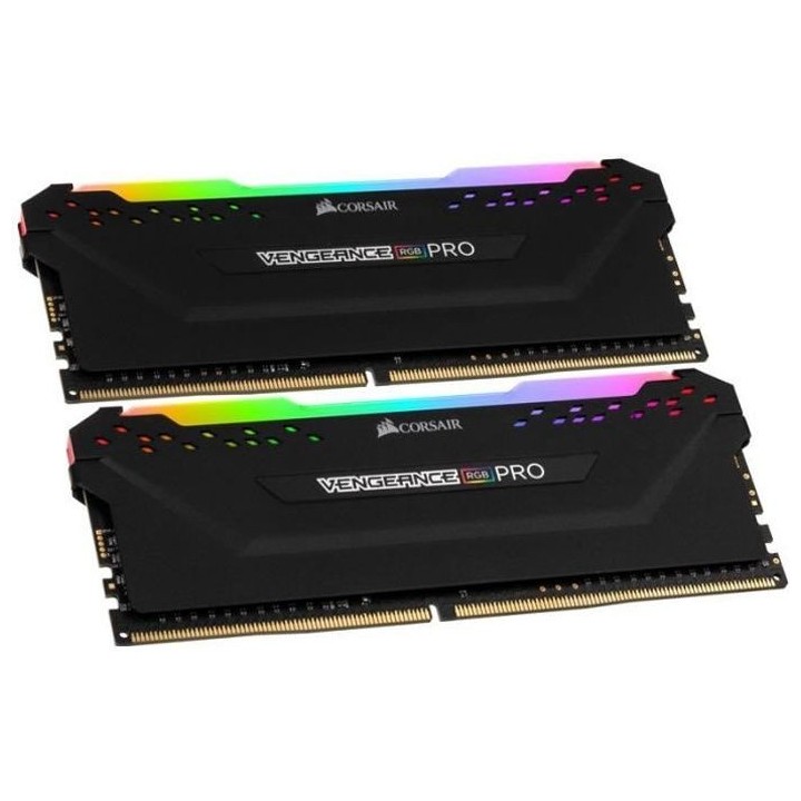 CORSAIR Mémoire PC DDR4 32GB (2*16) RGB, (CMW32GX4M2Z3600C18)