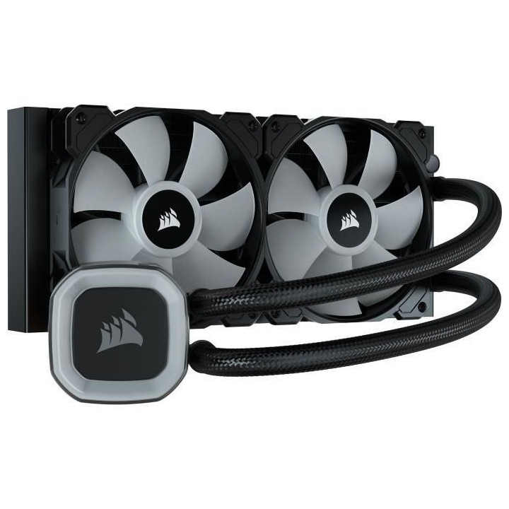 Watercooling - CORSAIR - H100 RGB AIO - Radiateur 240mm - Refroidissem