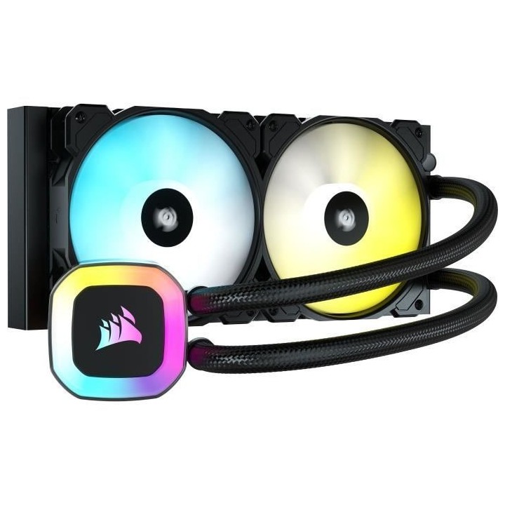 Watercooling - CORSAIR - H100 RGB AIO - Radiateur 240mm - Refroidissem