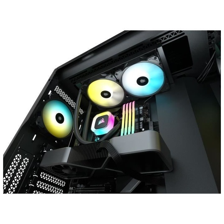 Watercooling - CORSAIR - H100 RGB AIO - Radiateur 240mm - Refroidissem