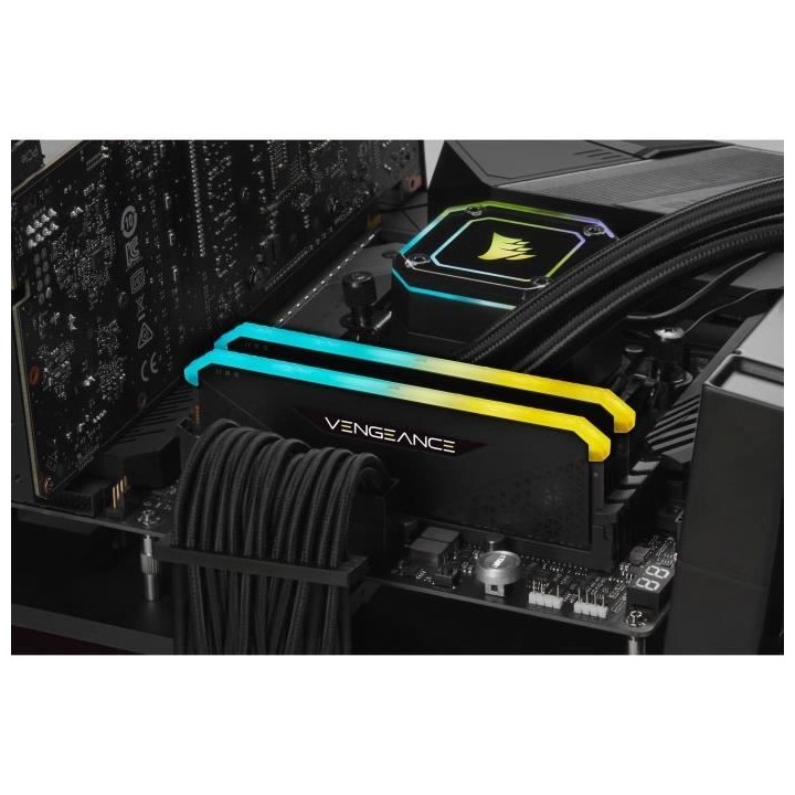 Mémoire RAM - CORSAIR - Vengeance RGB RS - DDR4 - 16GB 2x8GB DIMM - 3