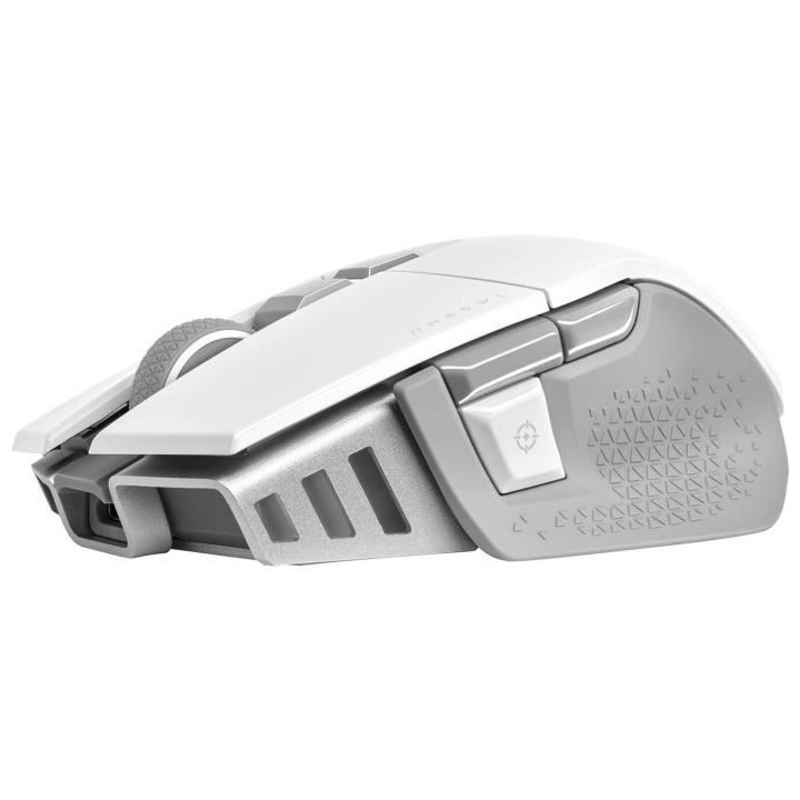 Souris Gaming - Sans fil - CORSAIR - M65 RGB Ultra Wireless - Blanc -