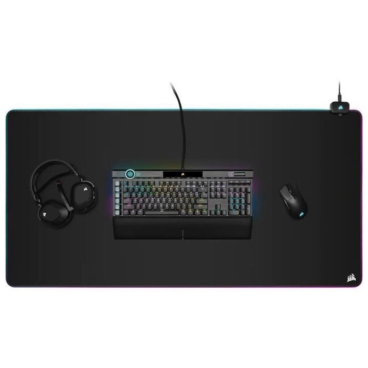 Tapis de souris Gaming - CORSAIR - MM700 Extented 3XL - Rétroéclaira