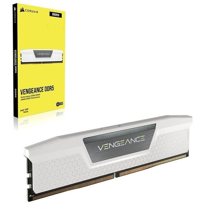 Mémoire RAM - CORSAIR - Vengeance DDR5 - 32GB 2x16GB DIMM - 5600 MHz