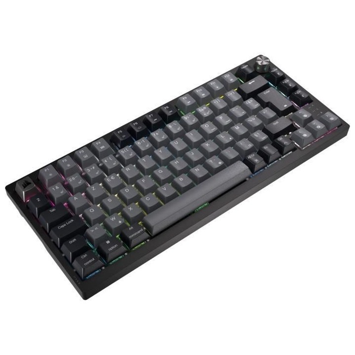Clavier gaming mécanique sans fil - CORSAIR - K65 PLUS WIRELESS - Noi