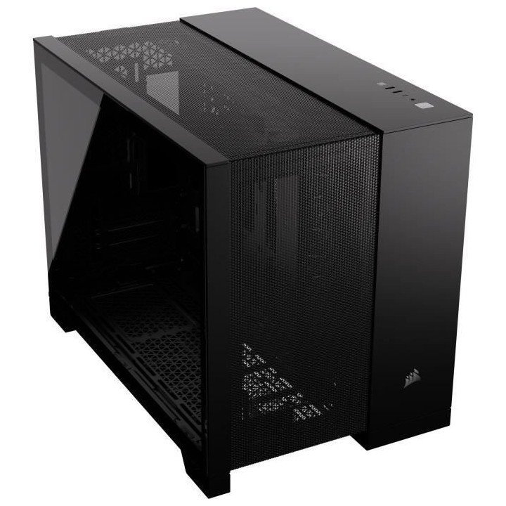 Boîtier PC - CORSAIR - 2500D AIRFLOW Micro ATX Dual Chamber - Noir