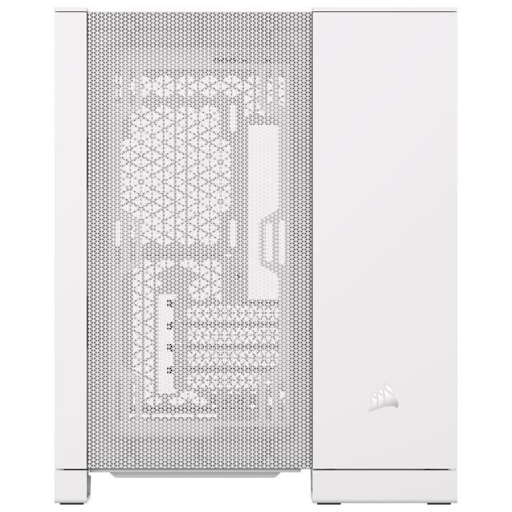 Boîtier PC - CORSAIR - 2500D AIRFLOW Micro ATX Dual Chamber - Blanc