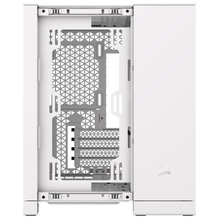 Boîtier PC - CORSAIR - 2500D AIRFLOW Micro ATX Dual Chamber - Blanc