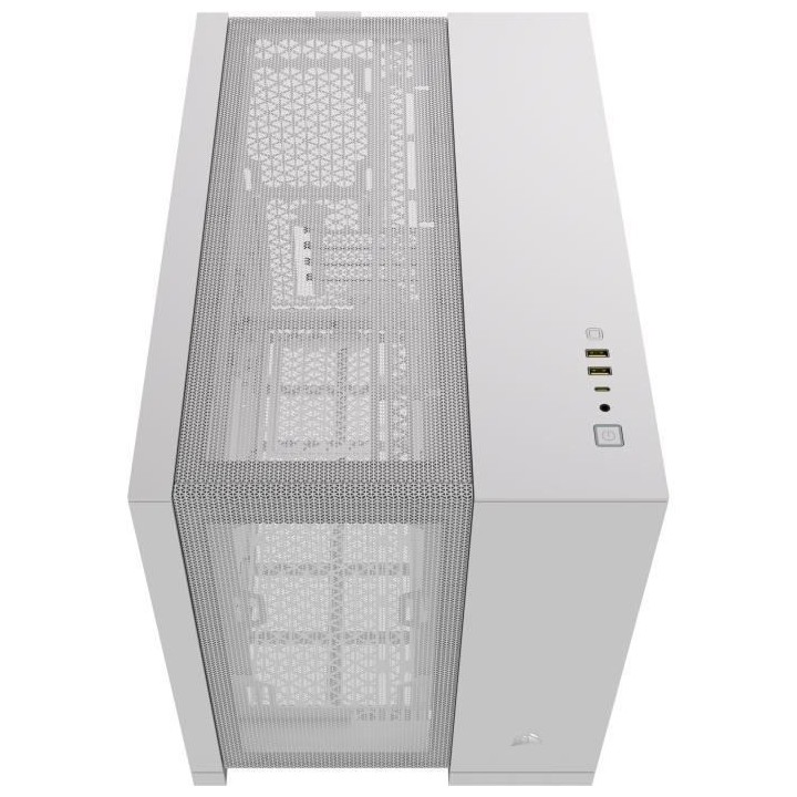 Boîtier PC - CORSAIR - 2500D AIRFLOW Micro ATX Dual Chamber - Blanc