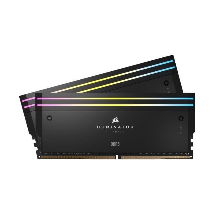 Mémoire RAM - CORSAIR - Dominator Titanium RGB DDR5 - 64GB 2x32GB DIM