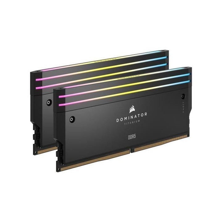 Mémoire RAM - CORSAIR - Dominator Titanium RGB DDR5 - 48GB 2x24GB DIM
