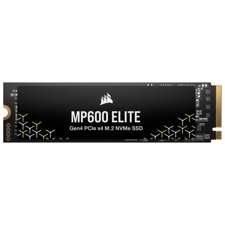 Disque SSD interne - CORSAIR - MP600 ELITE 2TB Gen4 PCIe x4 NVMe M.2 S