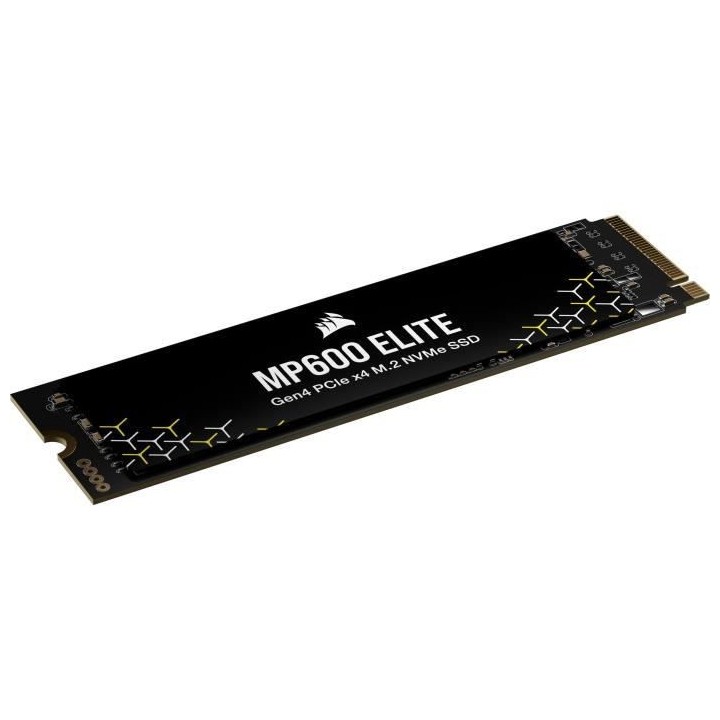 Disque SSD interne - CORSAIR - MP600 ELITE 2TB Gen4 PCIe x4 NVMe M.2 S