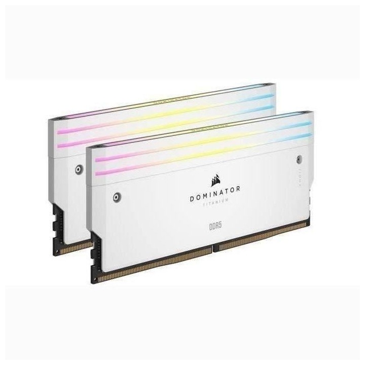 Mémoire RAM - CORSAIR - Dominator Titanium RGB DDR5 - 32GB 2x16GB DIM