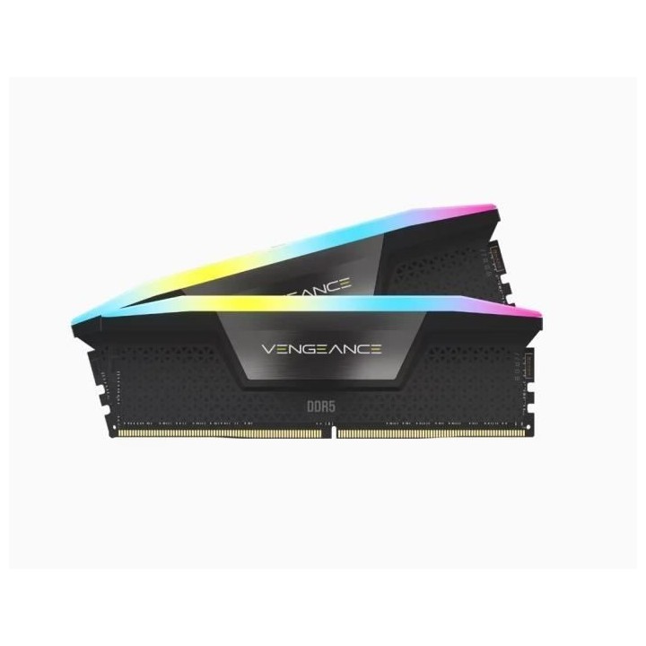 Mémoire RAM - CORSAIR - Vengeance RGB DDR5 - 32GB 2x16GB DIMM - 6000