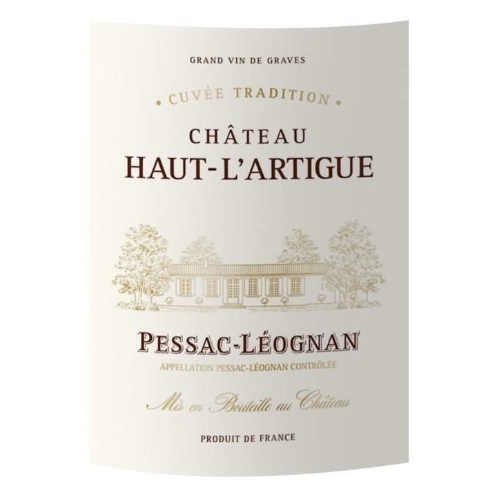 Château Haut-L'Artigue Cuvée Tradition 2017 Pessac-Léognan - Vin ro