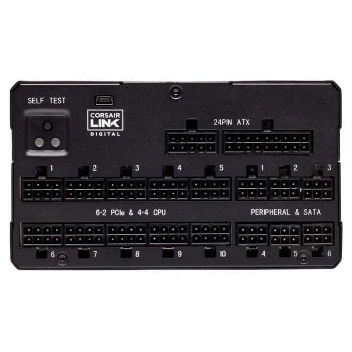 CORSAIR Alimentation PC AX1600i Titanium - Modulaire (CP-9020087-EU)