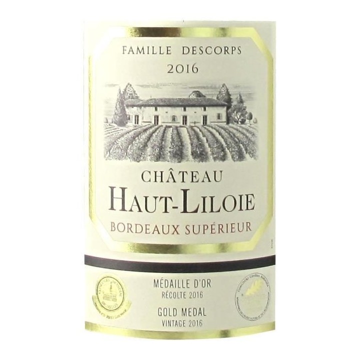 Magnum Château Haut-Liloie 2016 Bordeaux Supérieur - Vin rouge de Bo