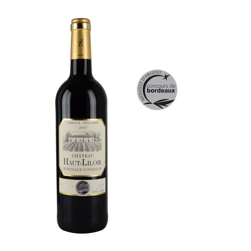 Château Haut-Liloie 2017 Bordeaux Supérieur - Vin rouge de Bordeaux