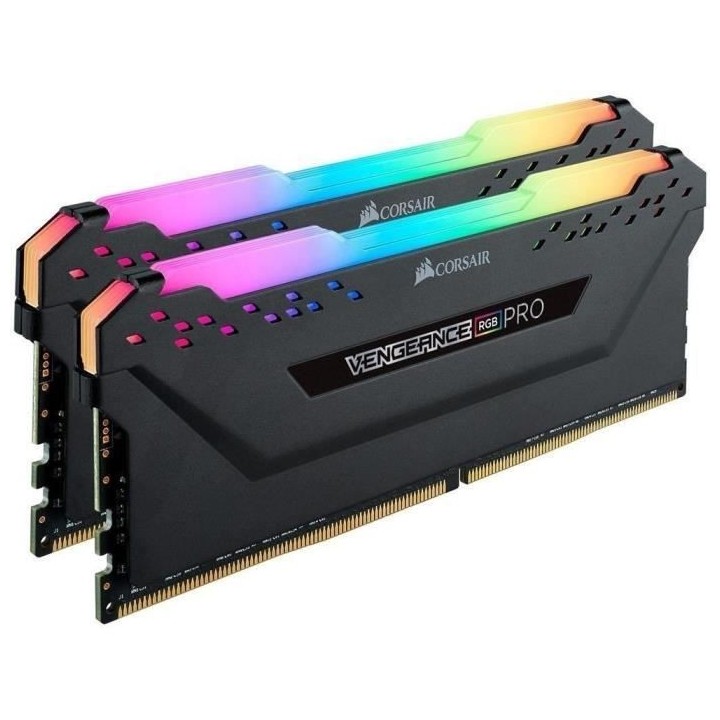 Mémoire RAM - CORSAIR - Vengeance RGB Pro DDR4 - 16GB 2x8GB DIMM - 32