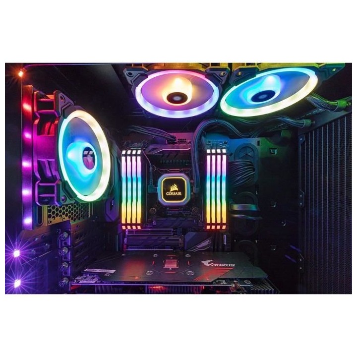 Mémoire RAM - CORSAIR - Vengeance RGB Pro DDR4 - 16GB 2x8GB DIMM - 32