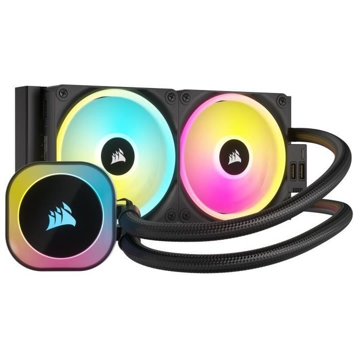 CORSAIR - iCUE LINK H100i RGB AIO - CPU Cooling - 240mm
