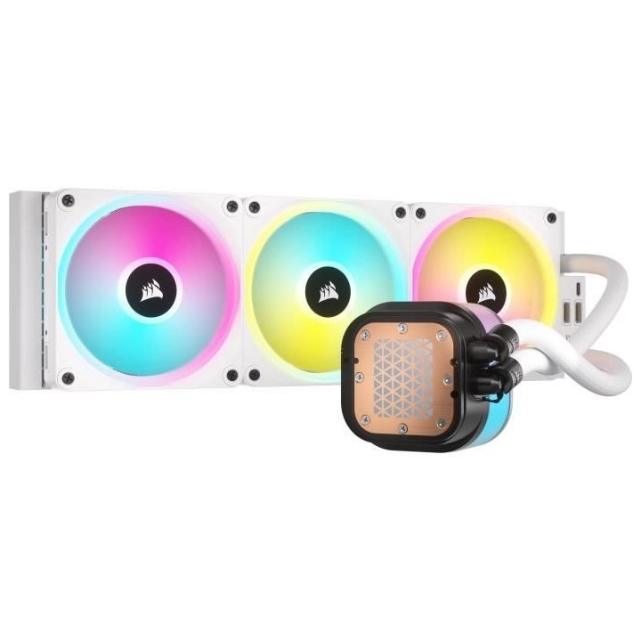 CORSAIR - iCUE LINK H150i RGB White AIO - CPU Cooling - 360mm