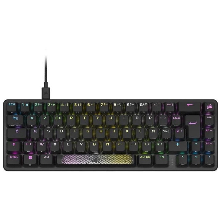 Clavier gaming optique et mécanique - CORSAIR - K65 PRO MINI - Rétro
