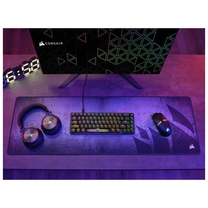 Clavier gaming optique et mécanique - CORSAIR - K65 PRO MINI - Rétro