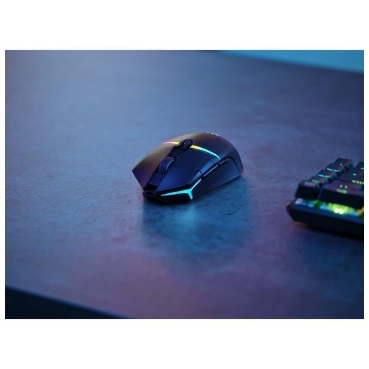 Souris gaming sans fil - CORSAIR - NIGHTSABRE WIRELESS - RGB - Noir