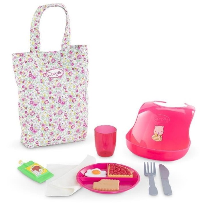 Accessoires poupon - COROLLE - Grand Coffret Repas - Pour poupon 36 et