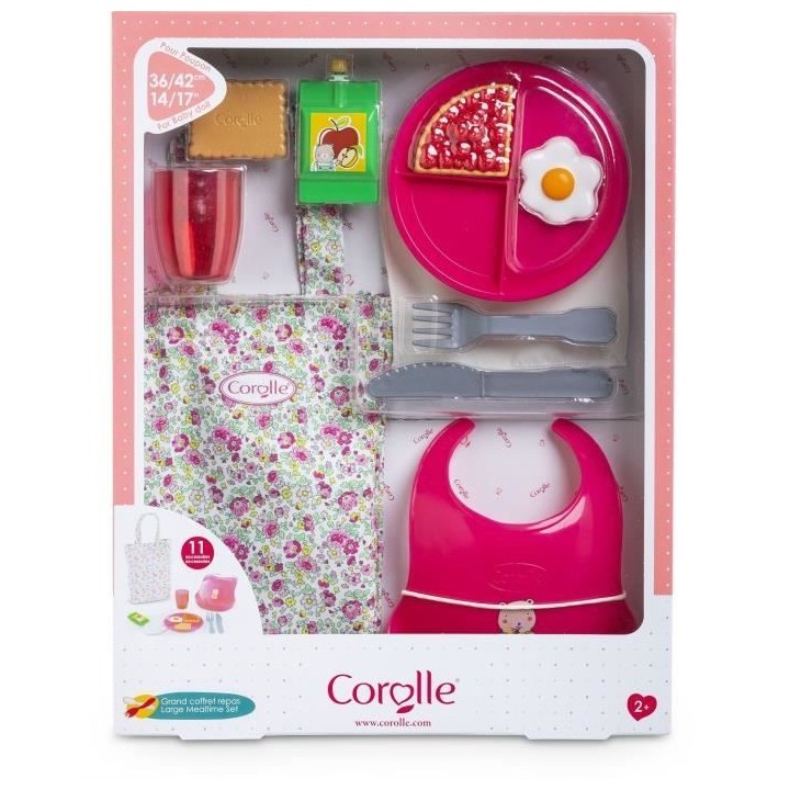 Accessoires poupon - COROLLE - Grand Coffret Repas - Pour poupon 36 et