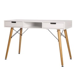 Bureau TWIN - MDF - Blanc -...